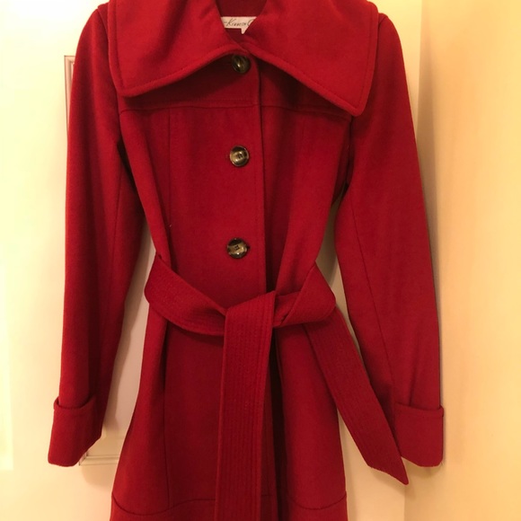 Kenneth Cole Jackets & Blazers - Kenneth Cole Red Coat
